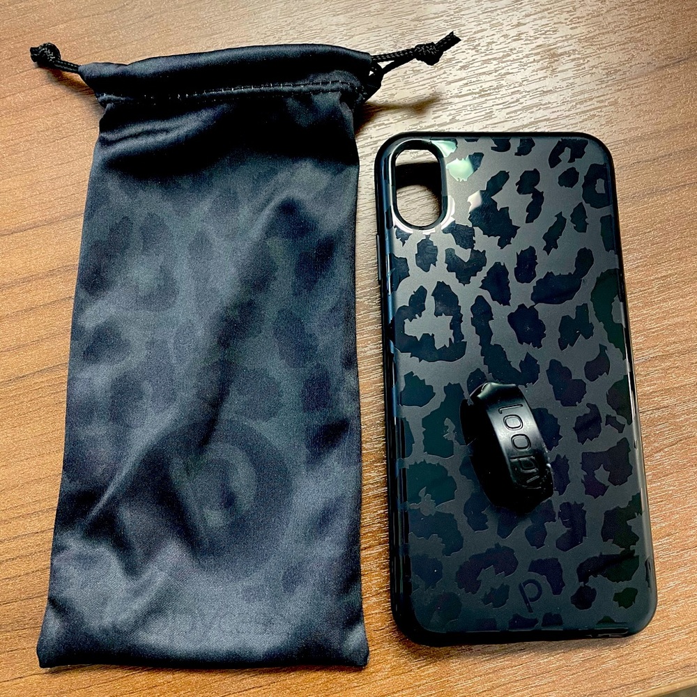 Limited edition Midnight Leopard Loopy Case XS Max